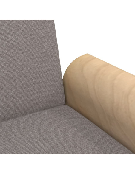 Divano Letto con Braccioli Tortora in Tessuto