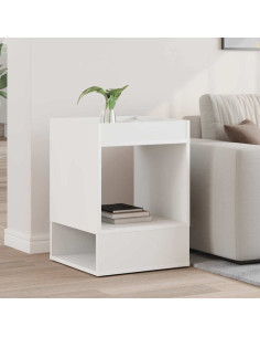 Tavolino Bianco 40 x 40 x 56 cm Legno multistrato