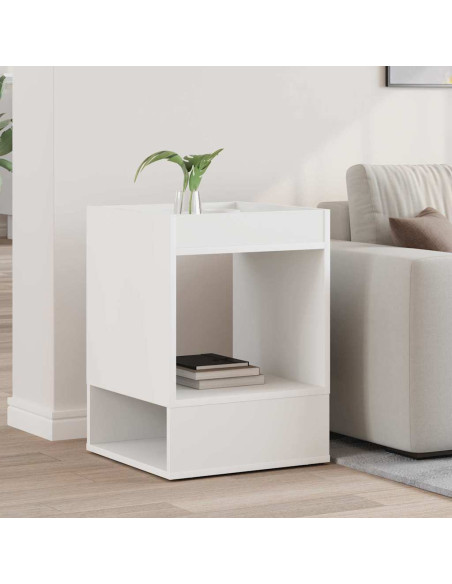 Tavolino Bianco 40 x 40 x 56 cm Legno multistrato