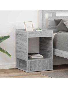 Tavolino 2 pcs Grigio Sonoma 40 x 40 x 56 cm Legno multistrato