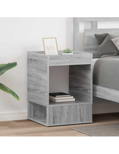 Tavolino 2 pcs Grigio Sonoma 40 x 40 x 56 cm Legno multistrato