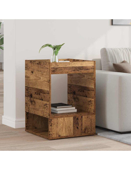 Tavolino Legno vecchio 40 x 40 x 56 cm Legno multistrato