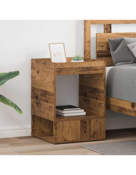 Tavolino 2 pcs Legno vecchio 40 x 40 x 56 cm Legno multistrato