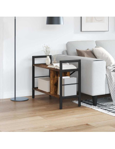 Libreria Rovere fumé 75 x 30 x 58,5 cm Legno multistrato