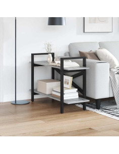 Libreria Grigio Sonoma 100 x 33,5 x 64 cm Legno multistrato