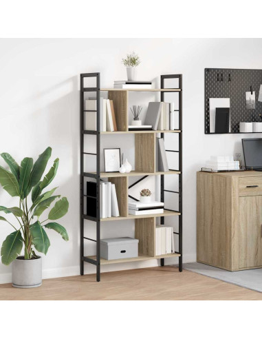 Libreria Rovere Sonoma 75 x 30 x 156 cm Legno multistrato