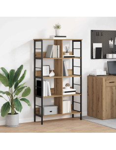 Libreria Rovere artigianale 82 x 32 x 144,5 cm