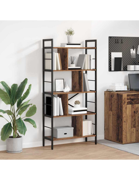 Libreria Legno vecchio 75 x 30 x 156 cm Legno multistrato