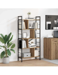 Libreria Rovere artigianale 75 x 30 x 156 cm Legno multistrato