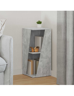 Mensola laterale Grigio cemento 33 x 32 x 70,5 cm