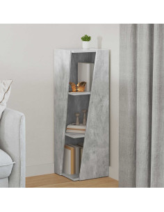 Mensola laterale Grigio cemento 33 x 32 x 100,5 cm