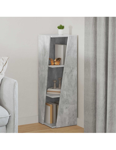 Mensola laterale Grigio cemento 33 x 32 x 100,5 cm