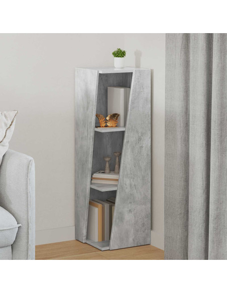 Mensola laterale Grigio cemento 33 x 32 x 100,5 cm