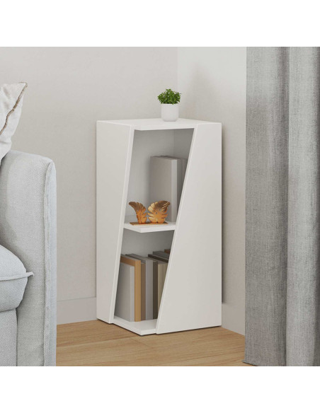 Mensola laterale Bianco 33 x 32 x 70,5 cm Legno multistrato