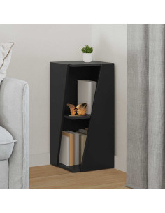 Mensola laterale Nero 33 x 32 x 70,5 cm Legno multistrato