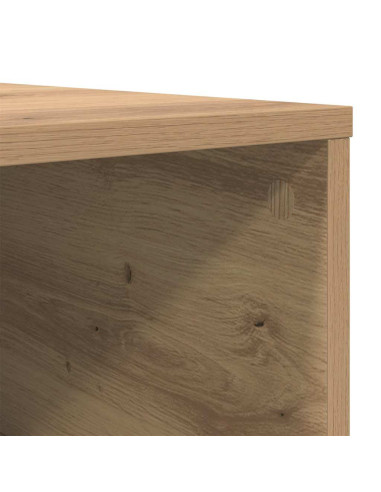 Tavolino da salotto Rovere artigianale 80 x 80 x 36,5 cm