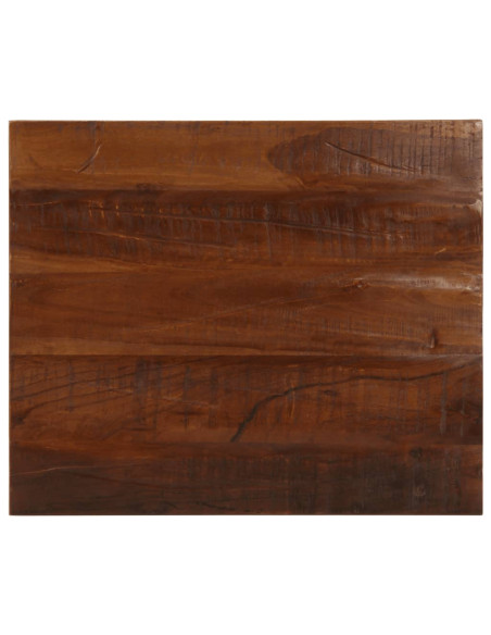 Piano Tavolo 60x50x3,8 cm Rettangolare in Massello di Recupero