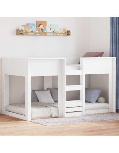Letto a Castello per Bambini Bianco 90 x 200 cm