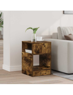 Tavolino Rovere fumé 30,5 x 30 x 45 cm Legno multistrato
