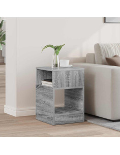 Tavolino Grigio Sonoma 30,5 x 30 x 45 cm Legno multistrato