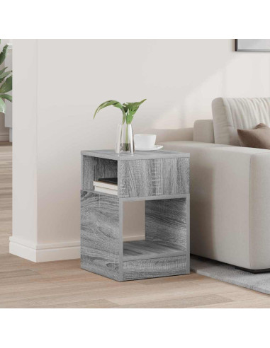 Tavolino Grigio Sonoma 30,5 x 30 x 45 cm Legno multistrato