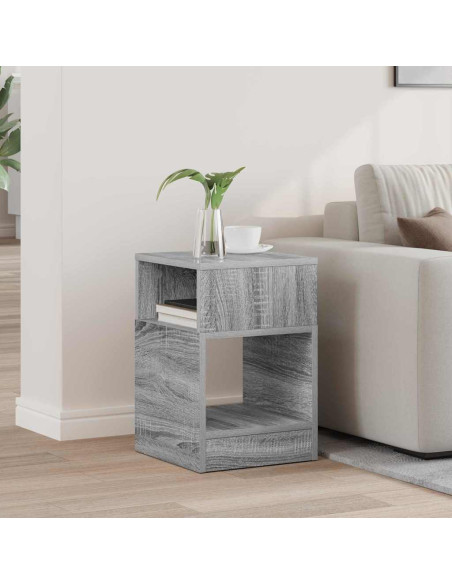 Tavolino Grigio Sonoma 30,5 x 30 x 45 cm Legno multistrato