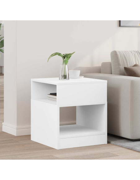 Tavolino Bianco 40,5 x 40 x 45 cm Legno multistrato