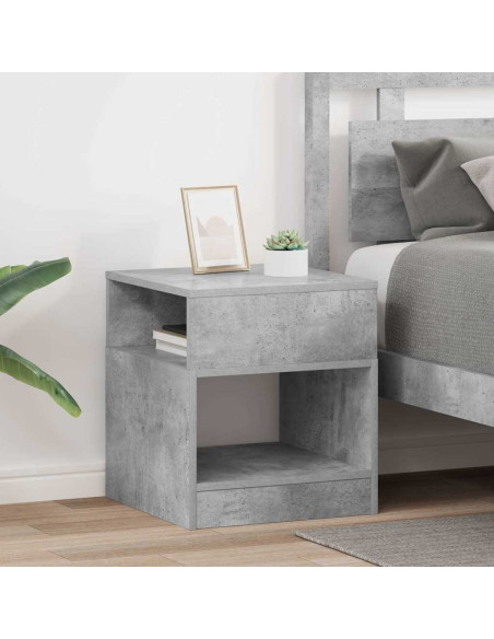 Tavolino 2 pcs Grigio cemento 40,5 x 40 x 45 cm