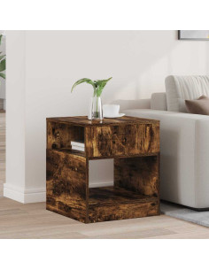 Tavolino Rovere fumé 40,5 x 40 x 45 cm Legno multistrato