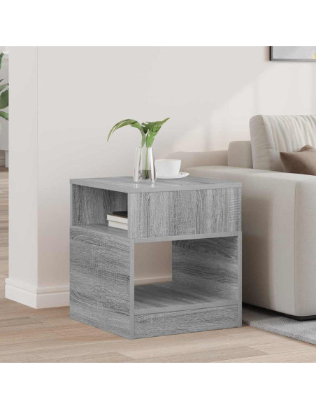 Tavolino Grigio Sonoma 40,5 x 40 x 45 cm Legno multistrato