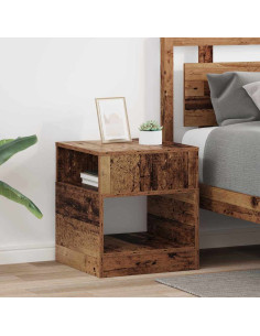 Tavolino 2 pcs Legno vecchio 40,5 x 40 x 45 cm