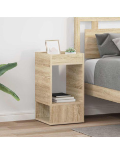 Tavolino 2 pcs Rovere Sonoma 30 x 30 x 56 cm Legno multistrato