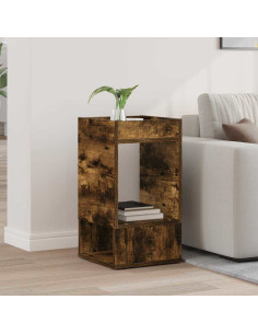 Tavolino Rovere fumé 30 x 30 x 56 cm Legno multistrato