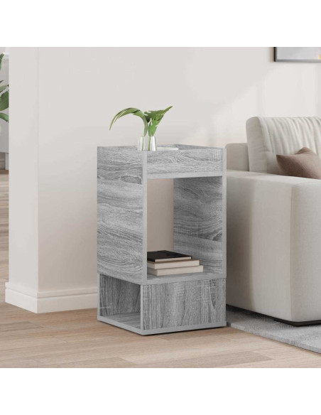 Tavolino Grigio Sonoma 30 x 30 x 56 cm Legno multistrato