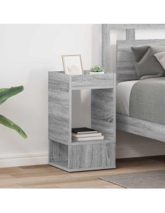 Tavolino 2 pcs Grigio Sonoma 30 x 30 x 56 cm Legno multistrato