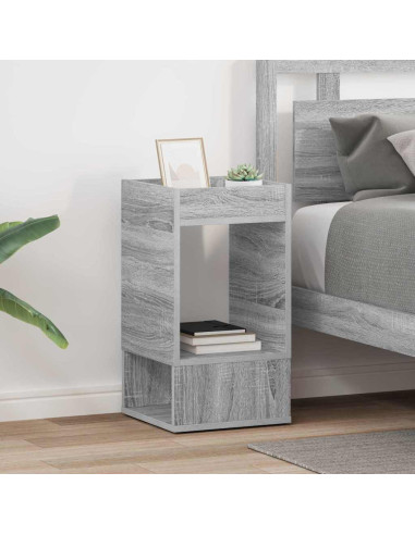 Tavolino 2 pcs Grigio Sonoma 30 x 30 x 56 cm Legno multistrato