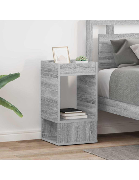 Tavolino 2 pcs Grigio Sonoma 30 x 30 x 56 cm Legno multistrato