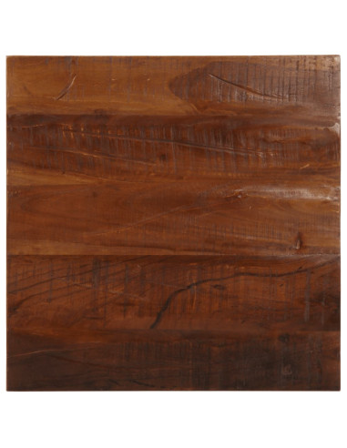Piano per Tavolo 60x60x3,8 cm Quadrato Legno Massello di Acacia