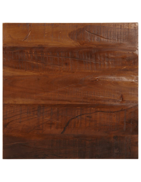 Piano per Tavolo 60x60x3,8 cm Quadrato Legno Massello di Acacia