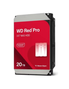 HD WD SATA3 20TB 3.5" RED PRO INTELLIPOWER 512mb cache 7200RPM 24x7 - NAS HARD DRIVE - WD202KFGX