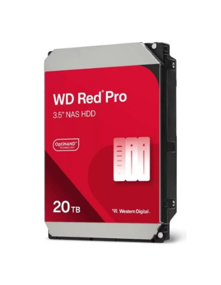 HD WD SATA3 20TB 3.5" RED PRO INTELLIPOWER 512mb cache 7200RPM 24x7 - NAS HARD DRIVE - WD202KFGX