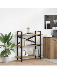 Libreria Rovere artigianale 100 x 33,5 x 102 cm