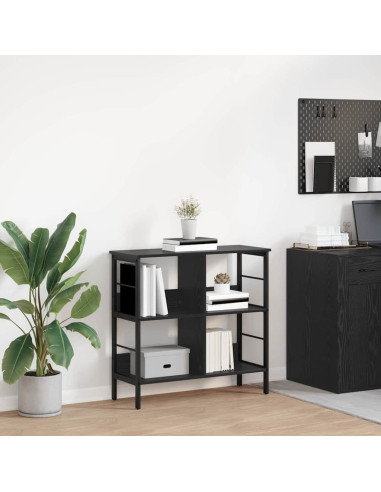 Libreria Rovere Nero 82 x 32 x 79 cm Legno multistrato