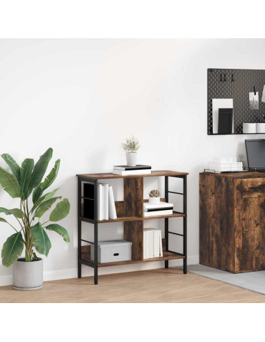 Libreria Rovere fumé 82 x 32 x 79 cm Legno multistrato