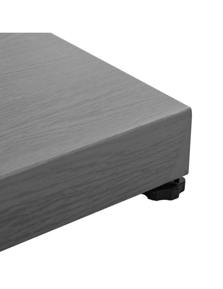 Base per ombrellone Aspetto Legno Grigio Scuro
