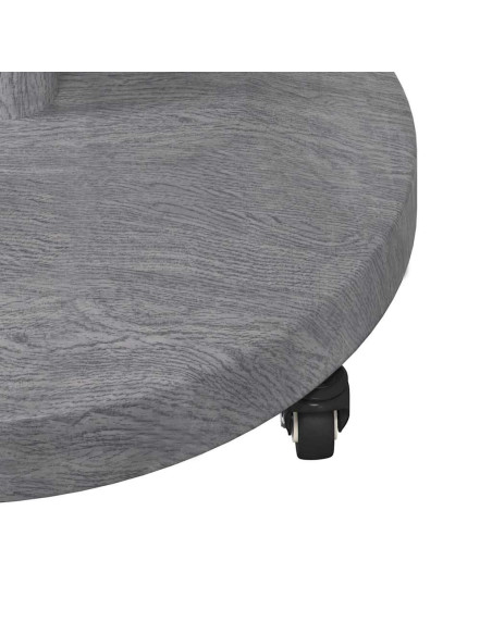 Base per ombrellone Aspetto Legno Grigio Scuro 48 x 48 x 32 cm