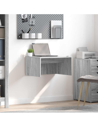 Scrivania a parete Grigio Sonoma 60 x 45 x 30 cm