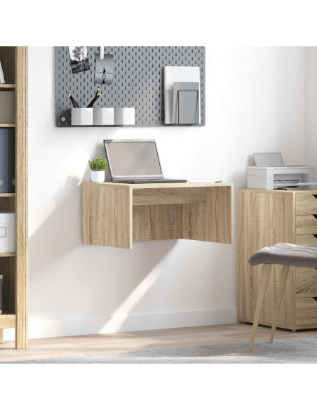 Scrivania a parete Rovere Sonoma 60 x 45 x 30 cm