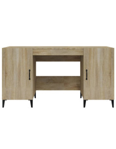 Scrivania Rovere Sonoma 140x50x75 cm in Legno Multistrato
