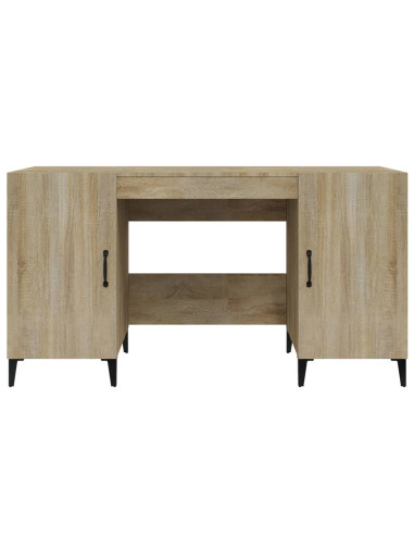 Scrivania Rovere Sonoma 140x50x75 cm in Legno Multistrato